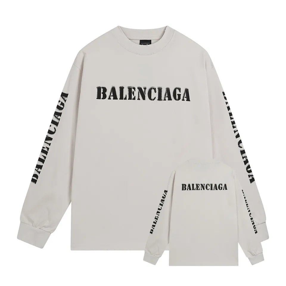 BALENCI*GA logo . 280g ， . .os Same Style -Color：Black White -SIZE：XS S M L 8605#